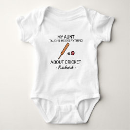 My Aunt Taught Me Everything About Cricket Baby Strampler