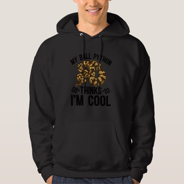 My Ball Python Owner Ball Python Mama Ball Python  Hoodie (Vorderseite)