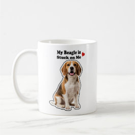 My Beagle Is Stuck On Me Dog Lover Kaffeetasse