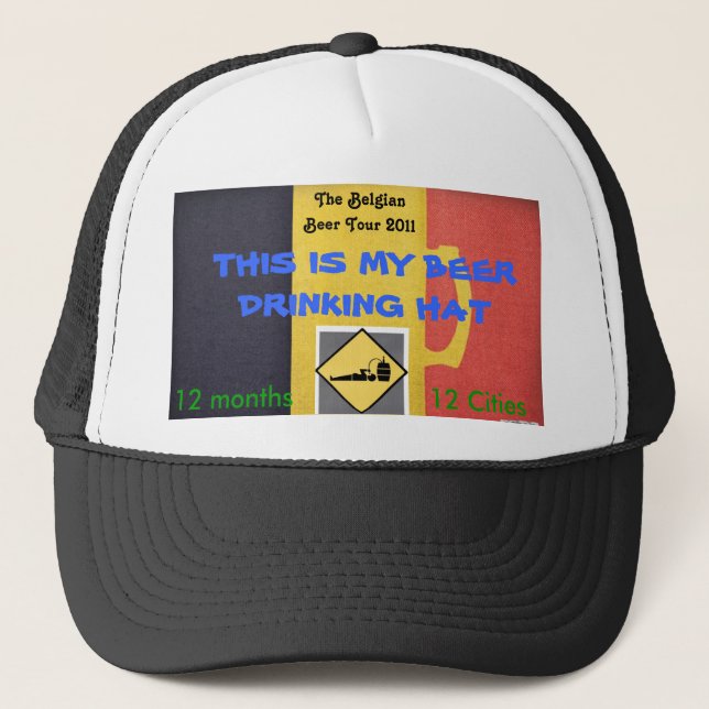 MY BEER DRINKING HAT TRUCKERKAPPE (Vorderseite)