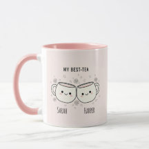 "My Best-Tea" Süße personalisierte Freundschaftsta