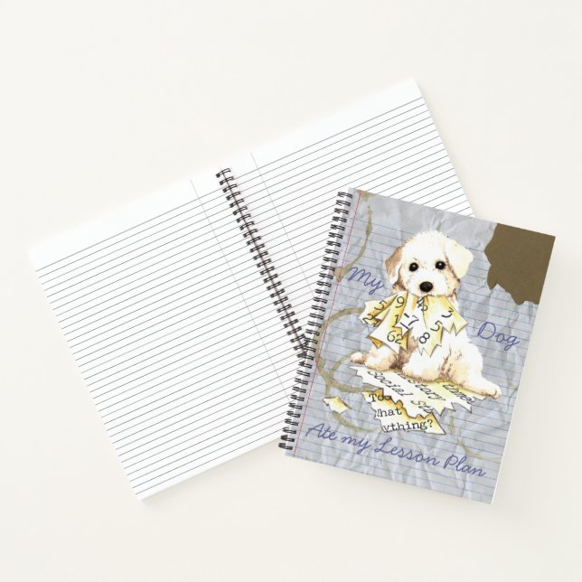 My Bichon Ate My Lessingplan Notizbuch (Innenseite)