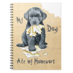 My Bouvier Ate My Hausaufgaben Notebook Notizblock