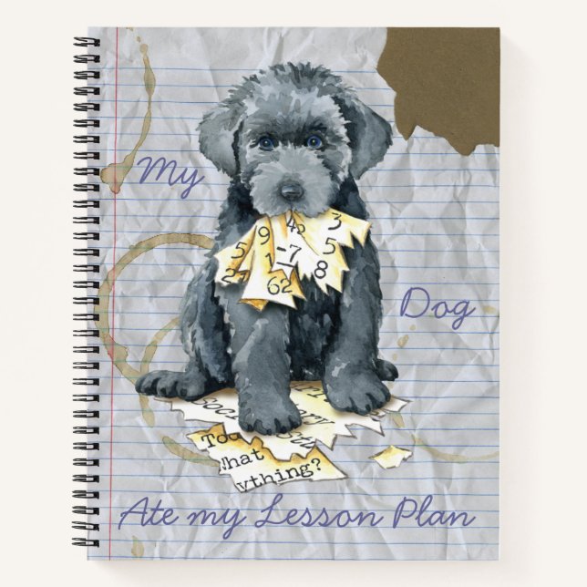 My Bouvier Ate my Lesson Plan Notebook Notizbuch (Vorderseite)