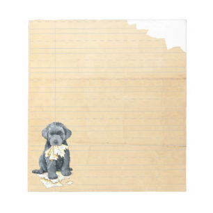 My Bouvier des Flandres Ate My Hausaufgaben Notepa Notizblock