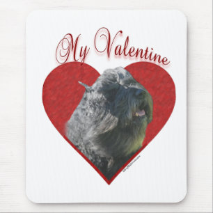 My Bouvier des Flandres Valentine Mousepad