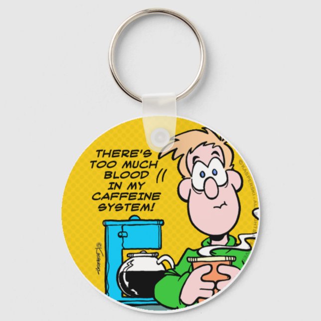 My Caffeine System Schlüsselanhänger (Vorderseite)
