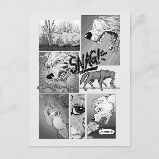 My Carrots! Feiertagspostkarte (Vorderseite)