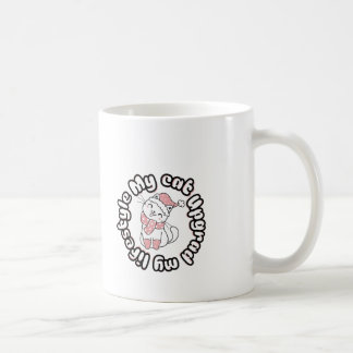My Cat Upgraded My Lifestyle – Cute Cat Design Kaffeetasse
