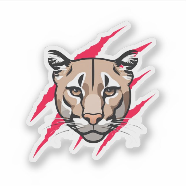 My Cougar sticker (Vorderseite)