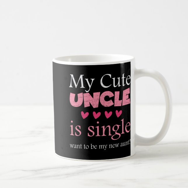 My Cute Uncle Is Single, Want To Be My New Aunt Fu Kaffeetasse (Rechts)