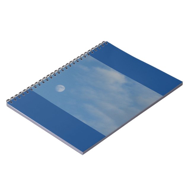 My Daytime Moon - Foto Notebook - 80 Seiten mit Li Notizblock (Linke Seite)