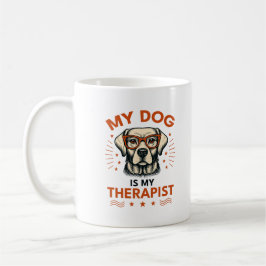 My dog is my therapist kaffeetasse
