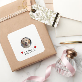 My Dog Personalized Photo & Name Stickers
