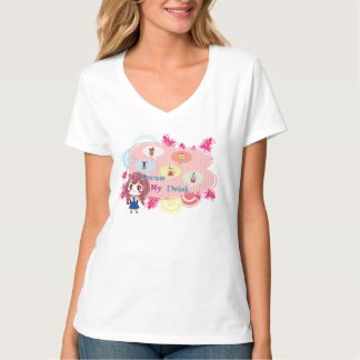 My Drink Women V-Shirt T-Shirt