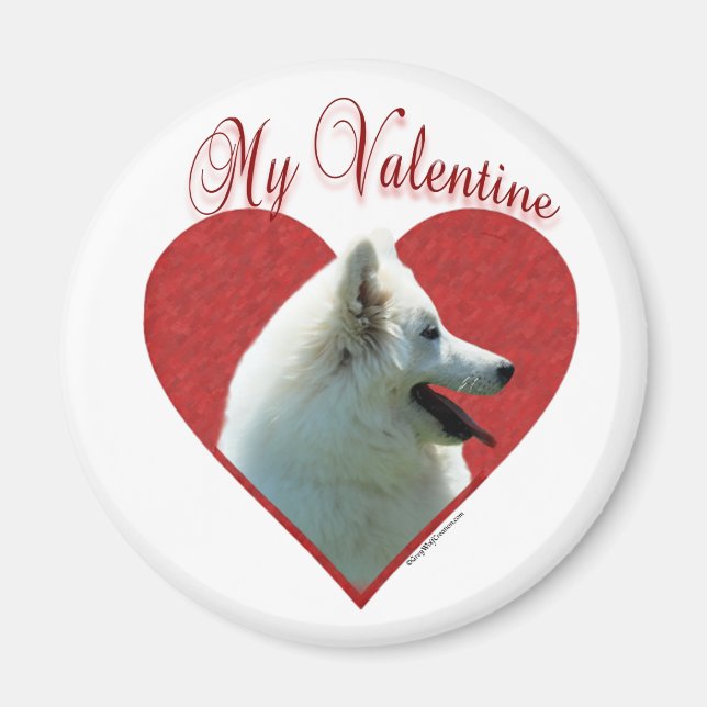 My Eskie Valentine Magnet (Vorne)