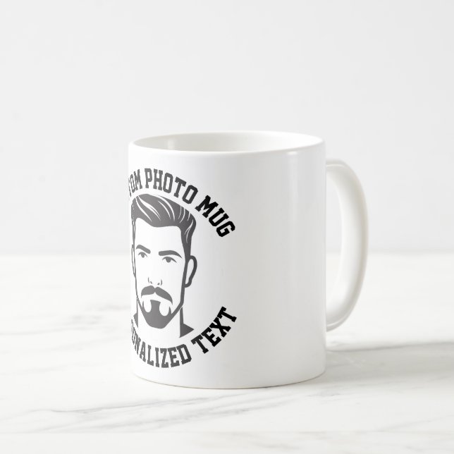 My Face on a Custom Mug (Devant droit)