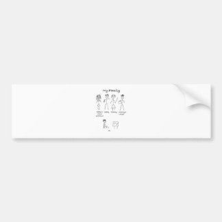 My-Family-4 Autoaufkleber