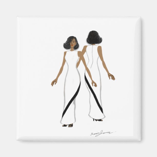 My Fashion Art - Magnet Carré (Devant)