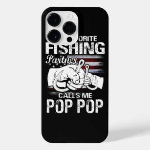 My Favorite Fishing Partner Calls Me POP POP USA F iPhone 14 Pro Max Hülle