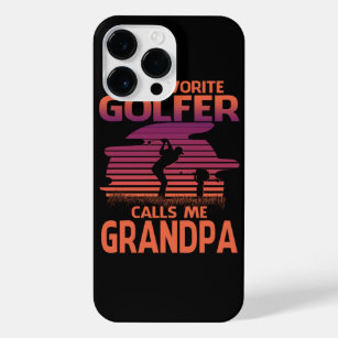 My Favorite Golfer Calls Me GRANDPA Vintage Father iPhone 14 Pro Max Hülle