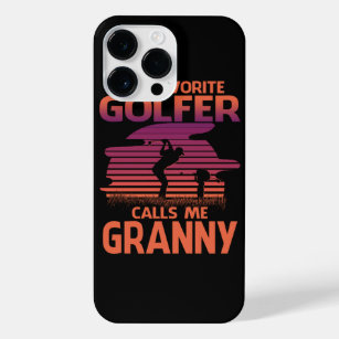My Favorite Golfer Calls Me GRANNY Vintage Fathers iPhone 14 Pro Max Hülle