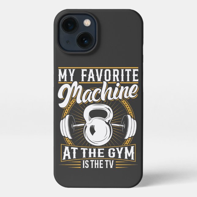 My Favorite Machine At My Gym Fitness Gym workout iPhone Hülle (Rückseite)