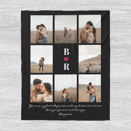 My Favorite Person Script Valentine's Day 8-Photo Fleecedecke