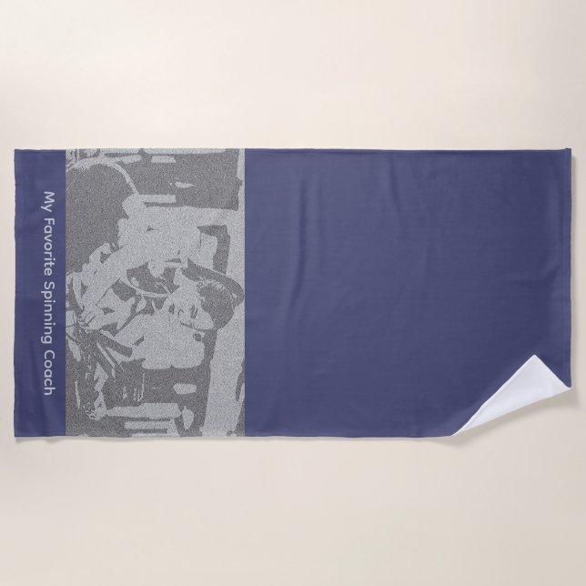My Favorite Spinning Coach Strandtuch (Vorderseite)