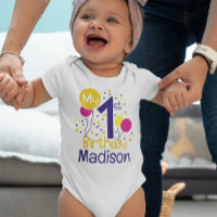 My First 1st Birthday Balloons Baby