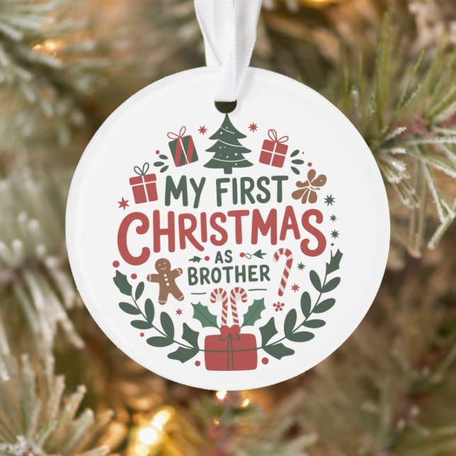 My First Christmas As Brother Family Matching  (Arbre)