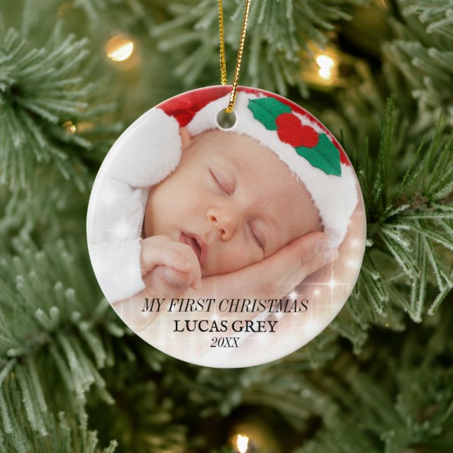 MY FIRST CHRISTMAS CUTE KERAMIK ORNAMENT (Baum)