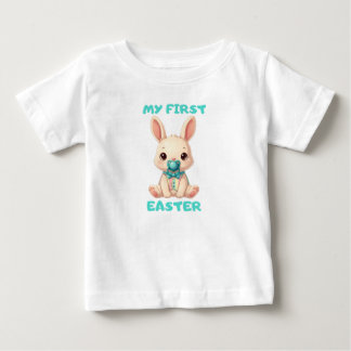 My First Easter – Cute baby bunny with pacifier T-shirt