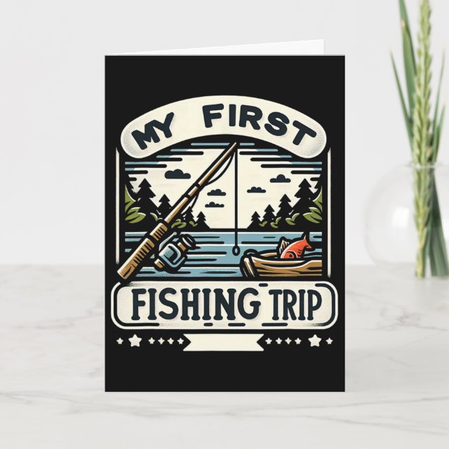 My First Fishing Trip  Karte (Vorderseite)