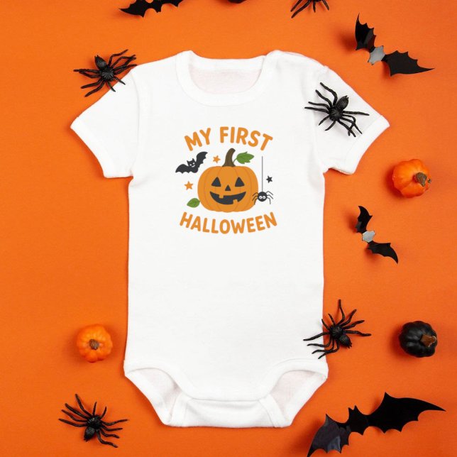 My First Halloween Cute Baby Bodysuit | Newborns  Baby Strampler (Von Creator hochgeladen)