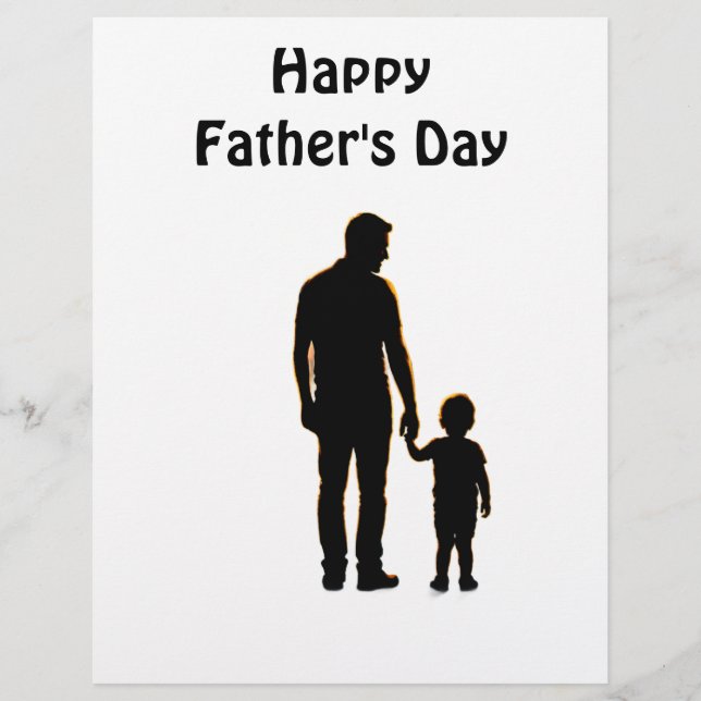 My First Hero – Father’s Day Card Briefbogen (Vorderseite)