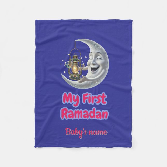 My first RAMADAN Fleecedecke (Vorderseite)