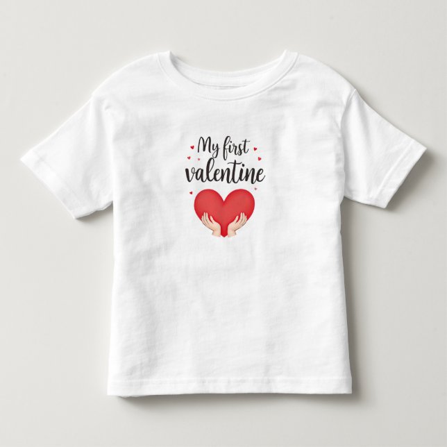  My First Valentine toddler T-Shirt cute heart (Vorderseite)
