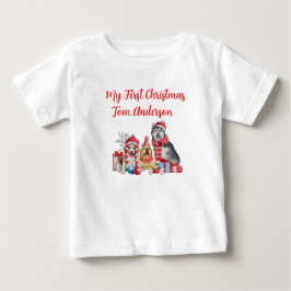 MY FIRST XMAS BABY T-SHIRT