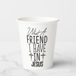 My Friend is Jesus Pappbecher