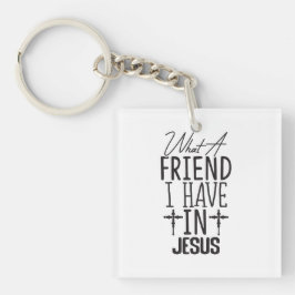 My Friend is Jesus Schlüsselanhänger