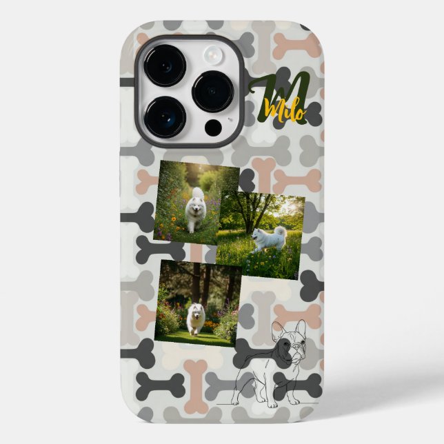 My Furry Crew : Chien personnalisé iPhone / coque  (Verso)