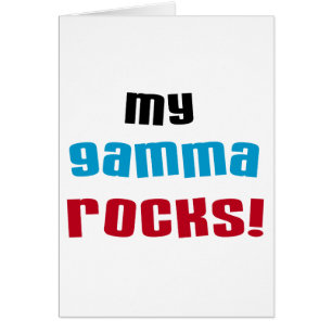 My Gamma Rocks T-shirts et cadeaux