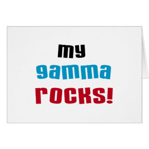 My Gamma Rocks T-shirts et cadeaux