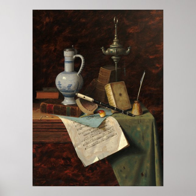 My Gems - William Harnett Poster d'Art (Devant)