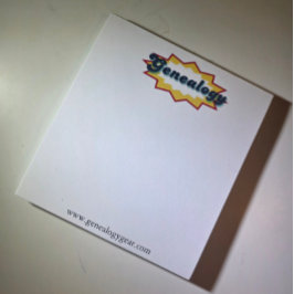 My Genealogy Notepad Notizblock