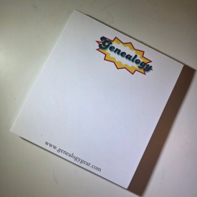 My Genealogy Notepad Notizblock (My Genealogy Notepad)