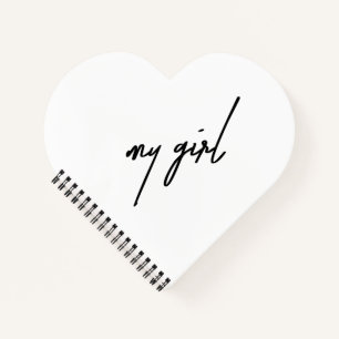 My Girl Niedlich & ästhetisches Notebook - Trendy  Notizbuch