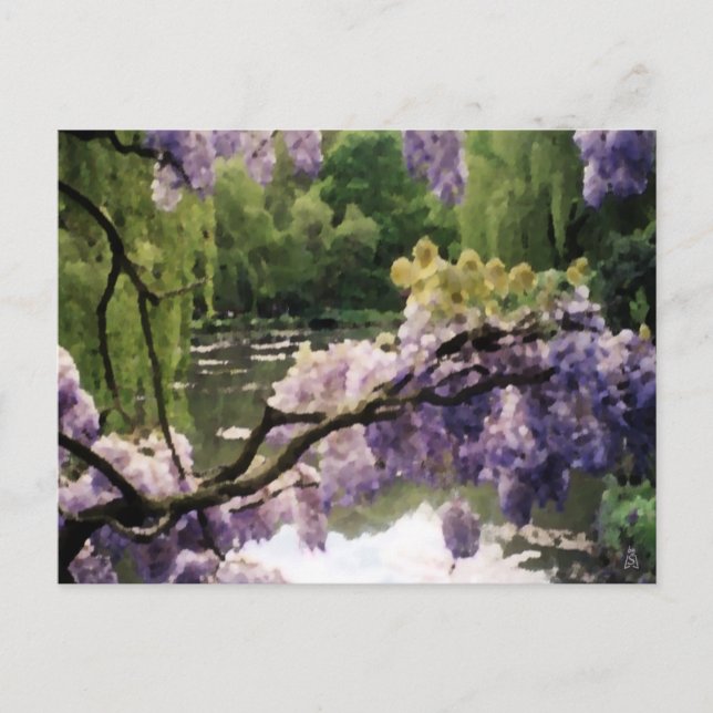 My Giverny Spring Postkarte (Vorderseite)