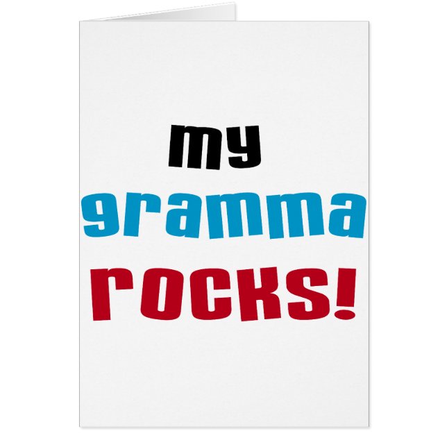 My Gramma Rocks T-shirts et cadeaux (Devant)